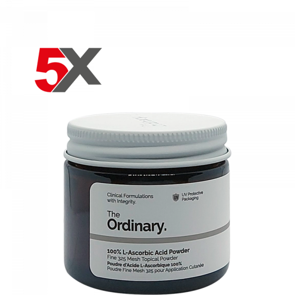 100% L-ascorbic Acid Powder 5X